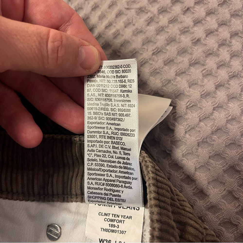Tommy Hilfiger Brown Corduroy Pants - Picture 14 of 15